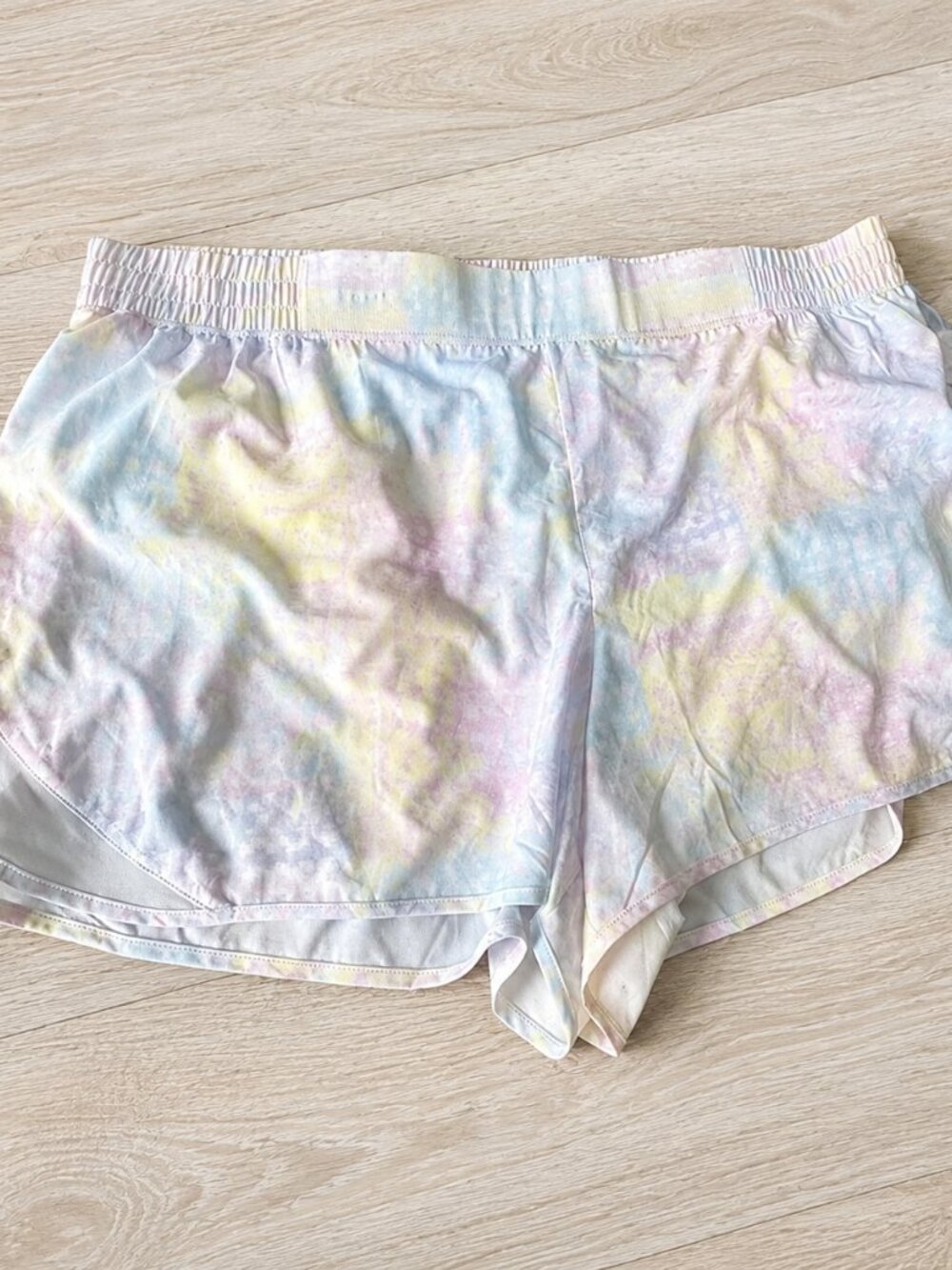 Joe Fresh Pastel Tie-Dye Athletic Shorts Women's Plus Size 2X NWT Activewear